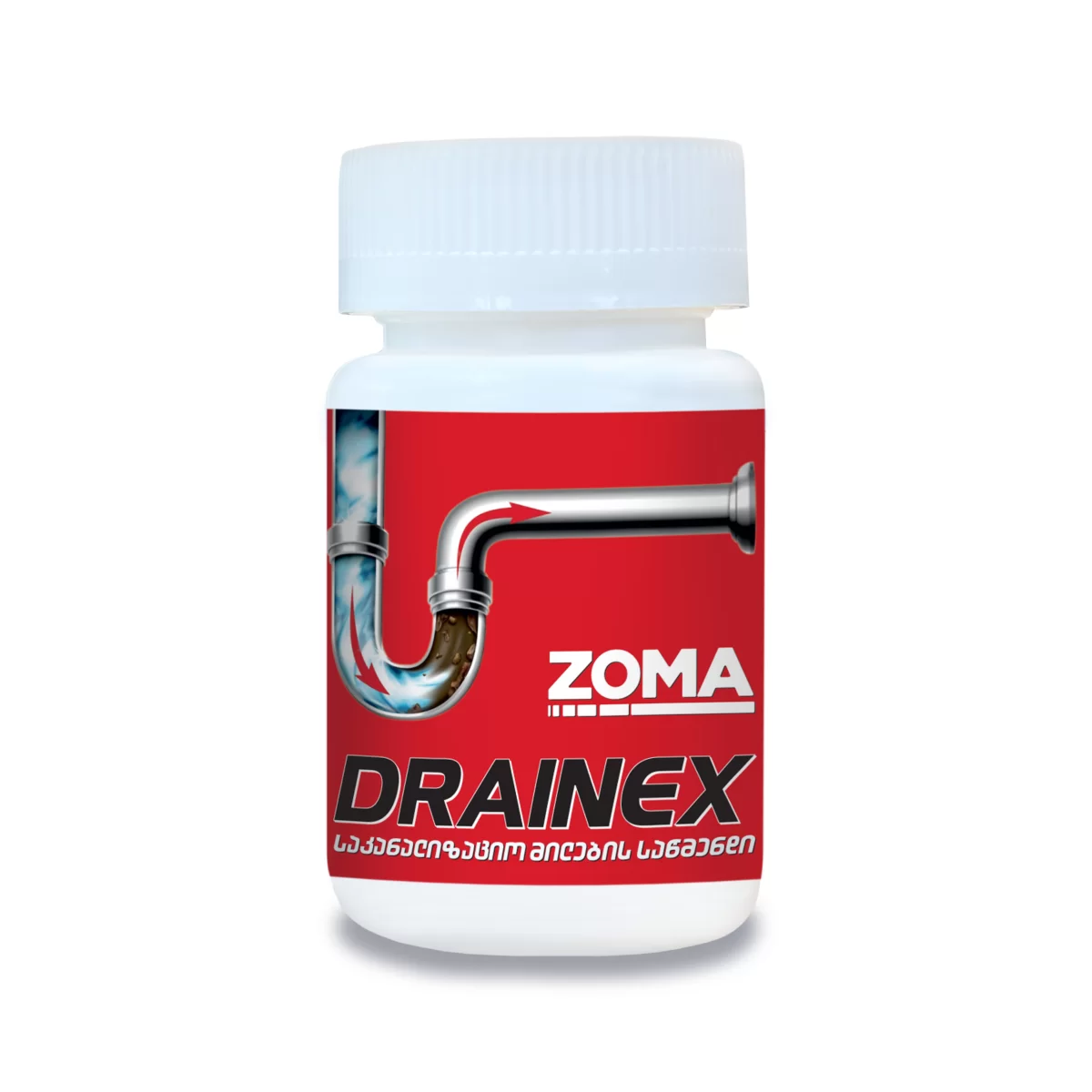Zoma drainex 100 გრ საკანალიზაციო მილების საწმენდი